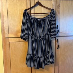 BB DAKOTA, off shoulder, mini dress, size LARGE